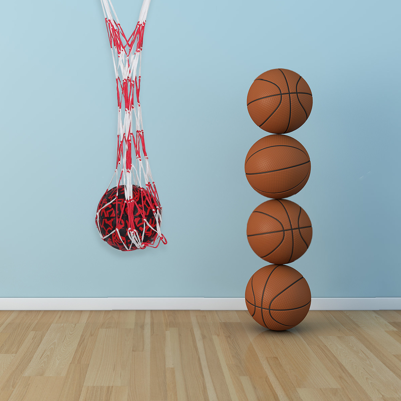 Large Capacity Mesh Ball Stora - Gym Ball ulasan dan harga