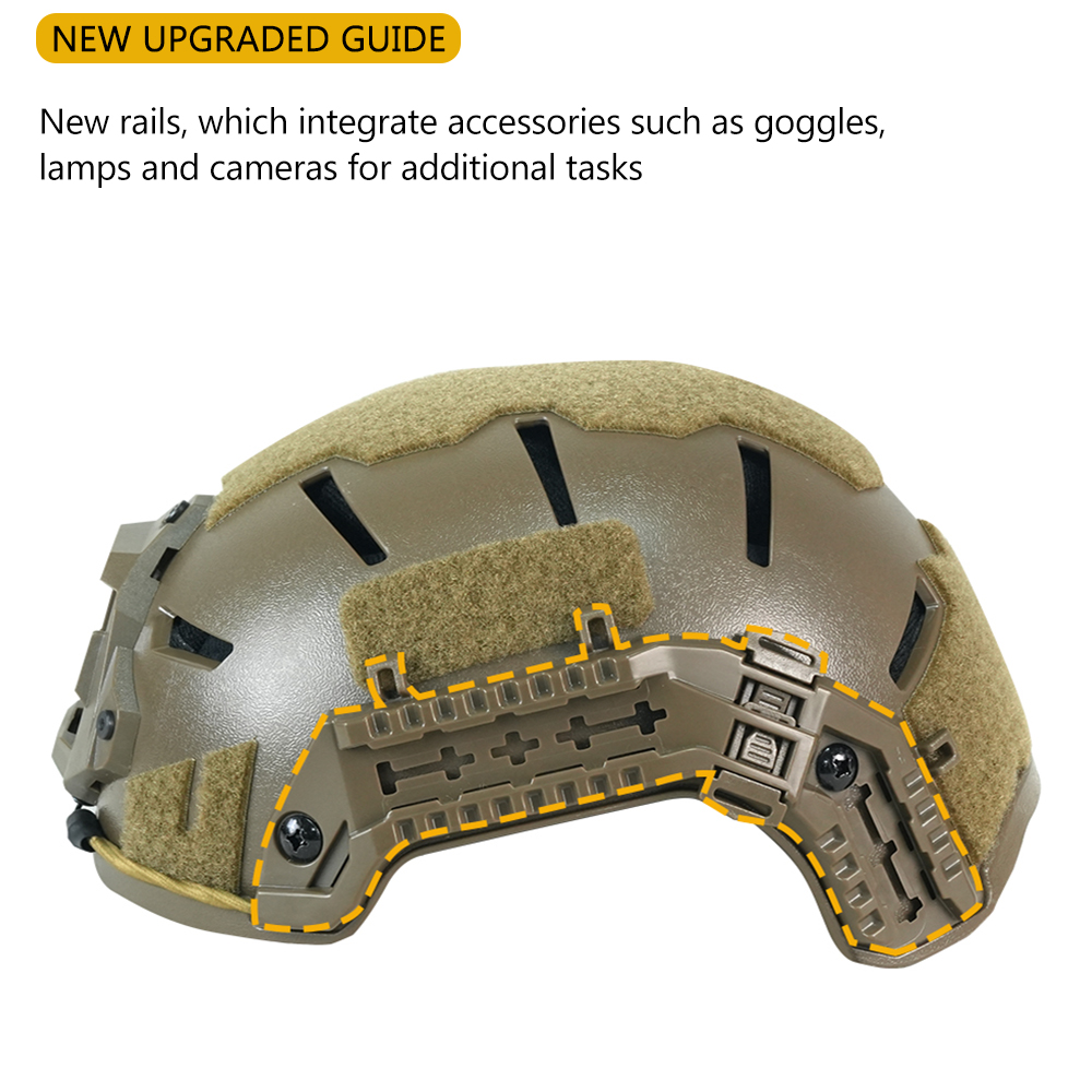 BOOIU Tactical Helmet ABS Chil - Sports Equipment 5 Years Old ulasan dan harga