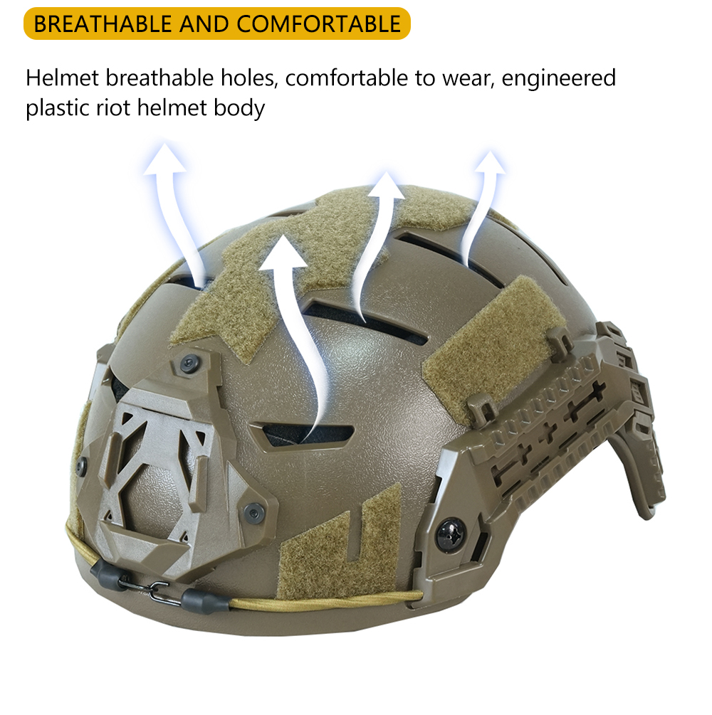 BOOIU Tactical Helmet ABS Chil - Sports Equipment 5 Years Old ulasan dan harga