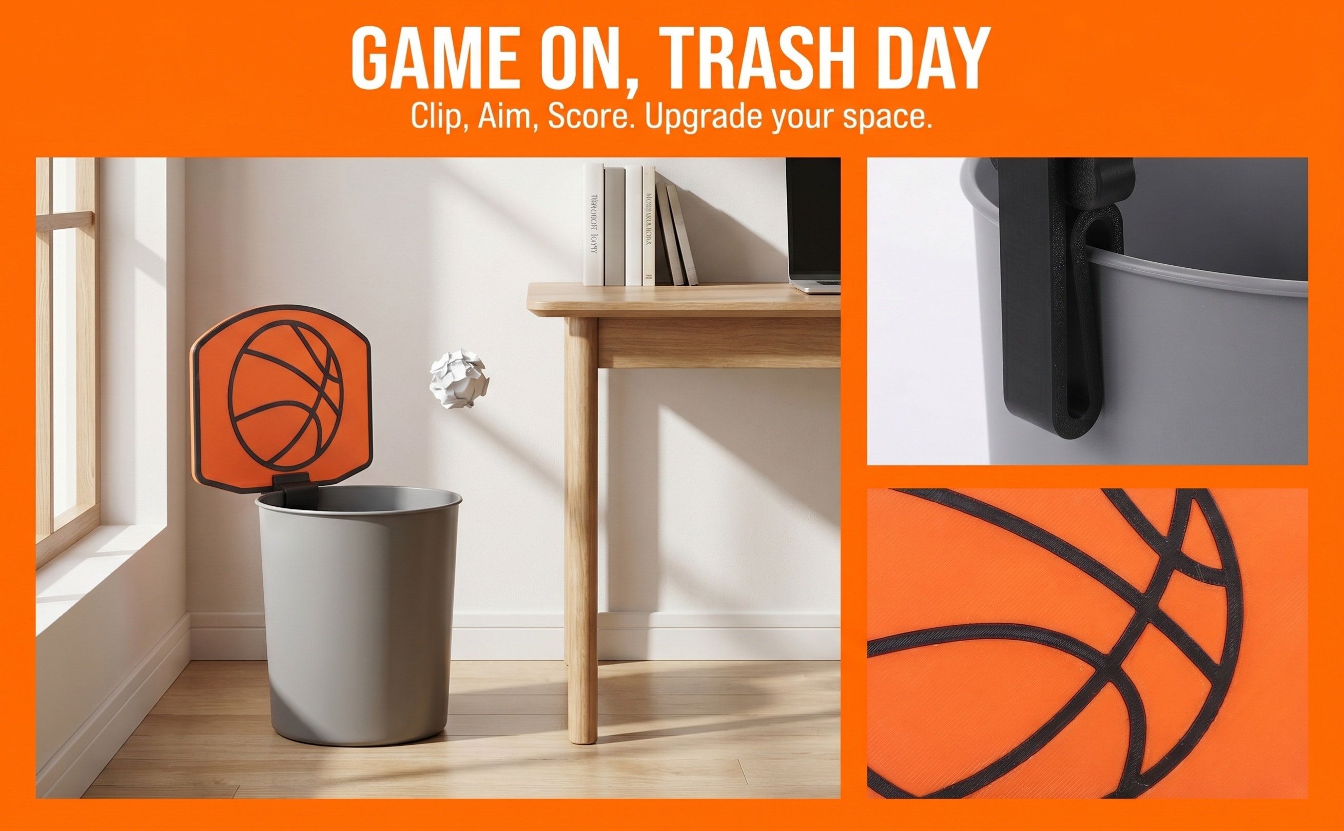 Basketball Trash Can Hoop Mini - Basketball Hoop ulasan dan harga